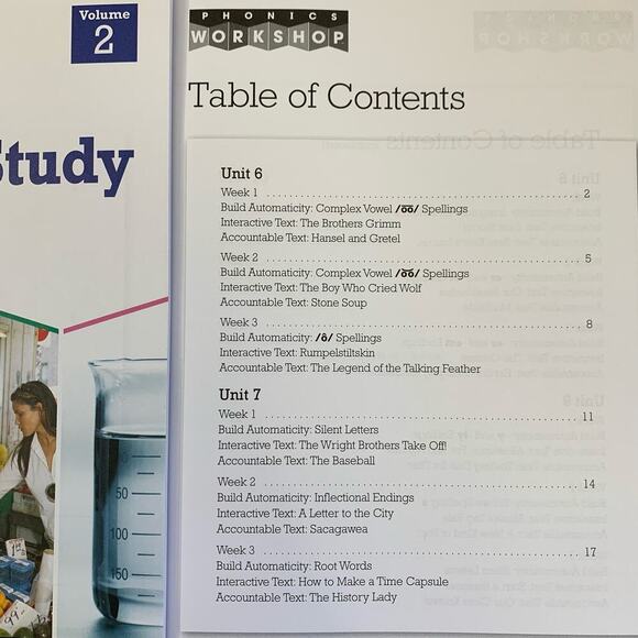 Homeschool Elementary Phonics My Word Study Benchmark Education Set Volumes 1&2 - Picture 8 of 12